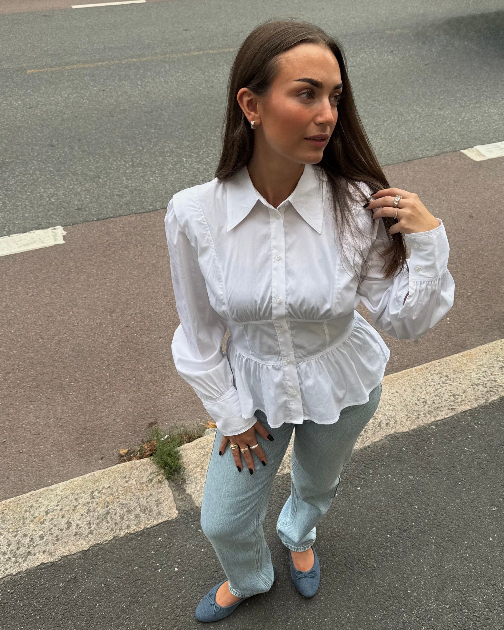 OBJJINNY Shirt - Bright White